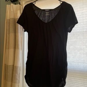 Black maternity T-shirt